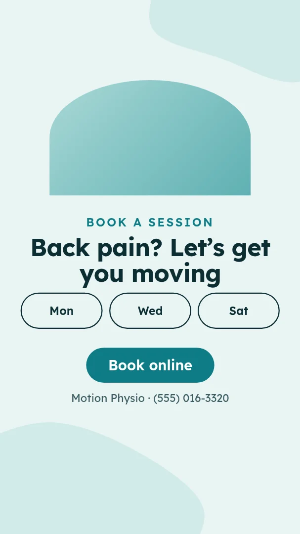 Physio appointments – Instagram story template