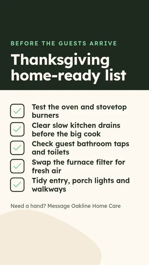 Thanksgiving Home Ready Checklist – Instagram story template