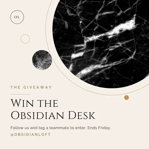 Obsidian Orbit Giveaway – Instagram post template