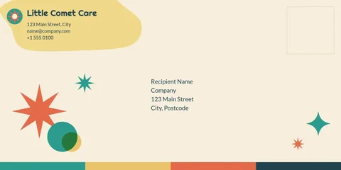 Atomic Kidney Nursery Envelope – Envelope template