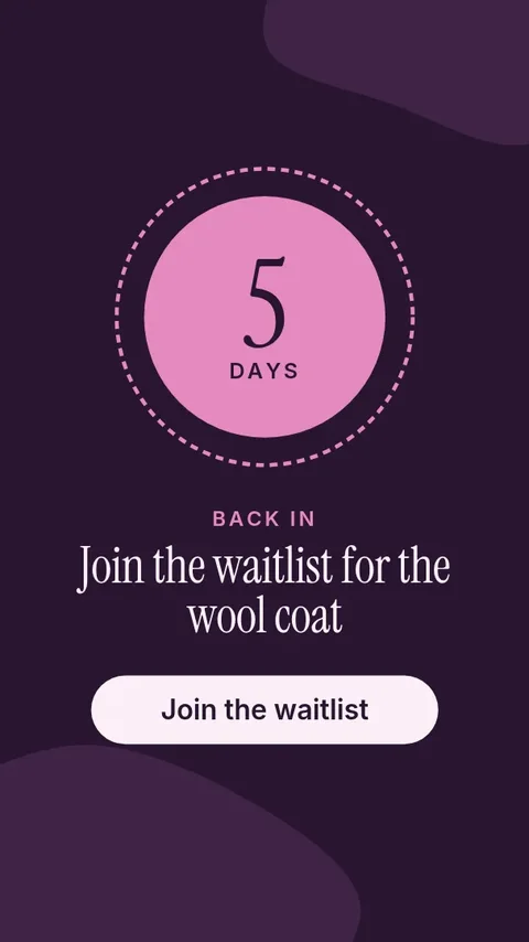 Restock waitlist – Instagram story template