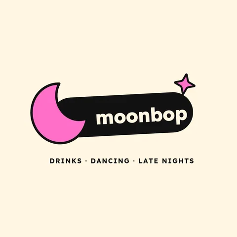 Moonbop Pill Crescent Logo – Logo template