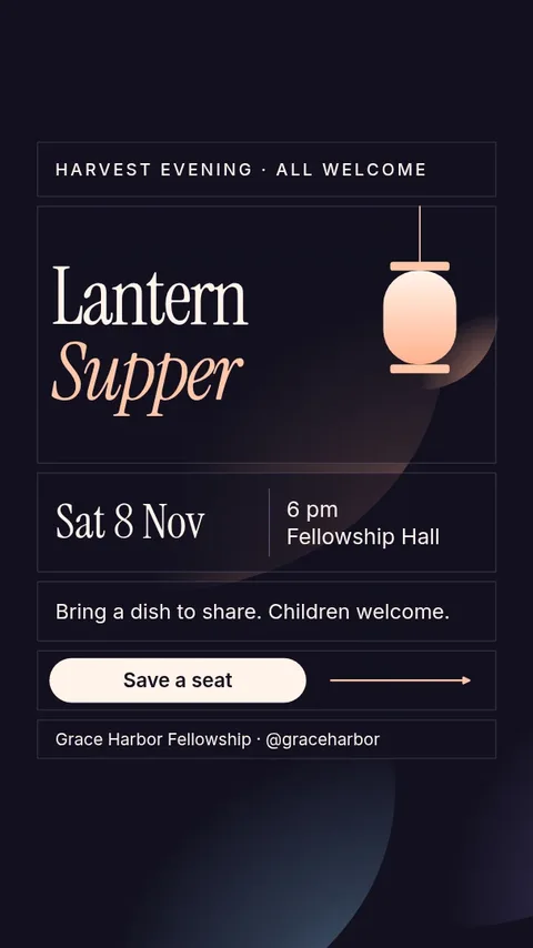Lantern Bands Aurora – Instagram story template