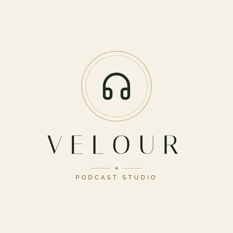 Velour Ring Headphones Emblem – Logo template