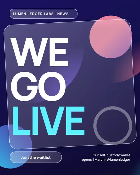 Glass Launch Giant Type – Instagram post template