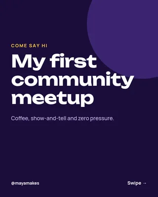 Meetup Invite Carousel, page 1