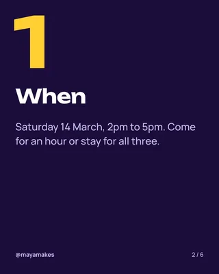 Meetup Invite Carousel, page 2