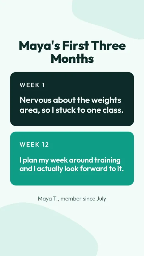 Member Win Story – Instagram story template