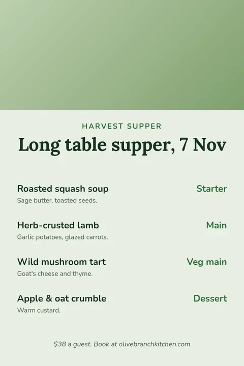 Harvest Supper Pin – Pinterest pin template