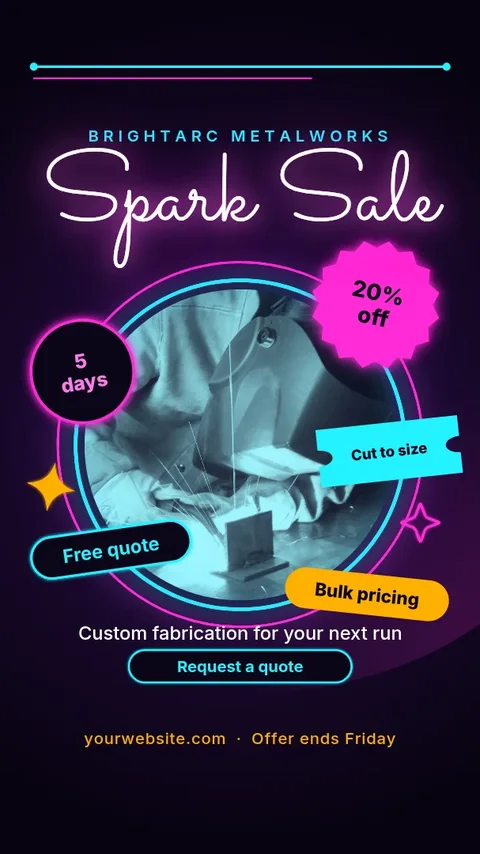 Arc Light Sticker Sale – Instagram story template
