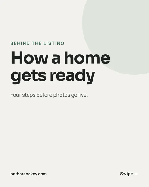 Day Behind The Listing – Instagram carousel template, 6 pages
