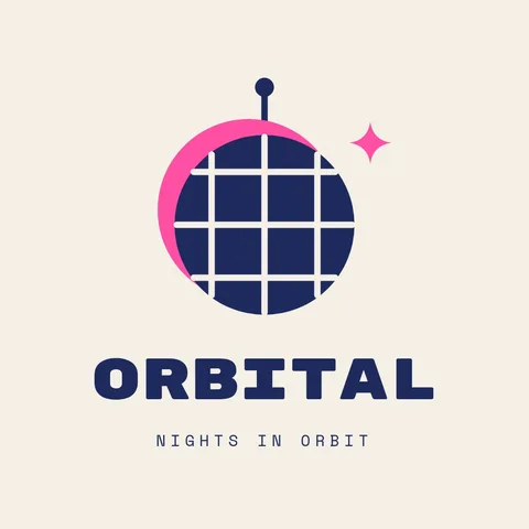 Orbital Riso Disco Logo – Logo template