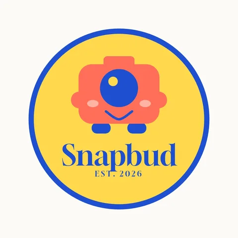 Smiling Camera Badge – Logo template