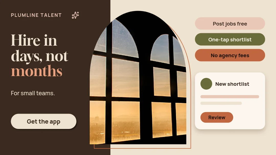Sunlit Arch Hiring Ad – X post template