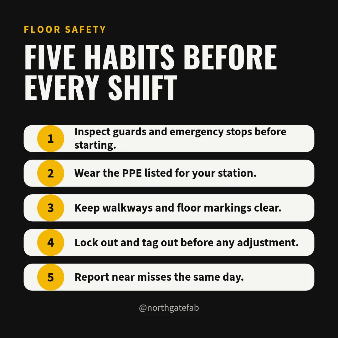 Safety Habits Checklist – LinkedIn post template