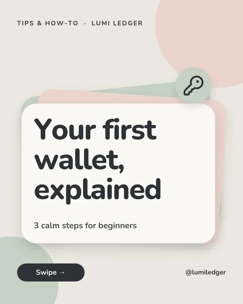Nordic Wallet Cards – Instagram carousel template, 3 pages