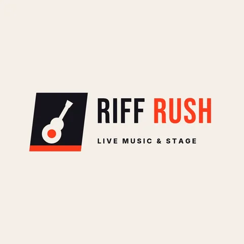 Riff Rush Guitar Sport Logo – Logo template