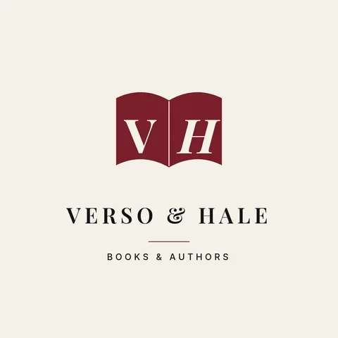 Open Book VH Monogram – Logo template