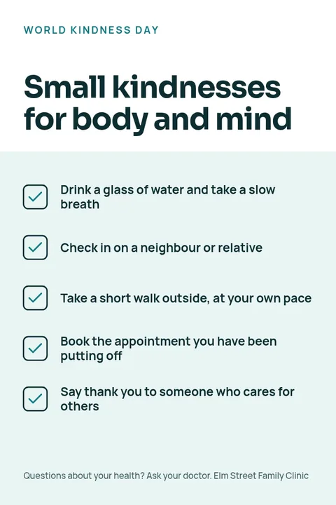 Kindness Day Care Checklist – Pinterest pin template