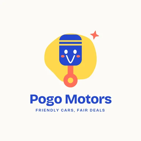 Pogo Piston Cut-Paper Logo – Logo template