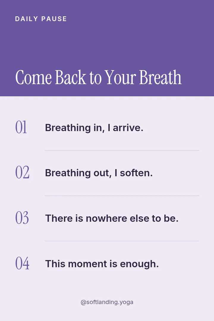 Breathe Easy Quote Pin – Pinterest pin template