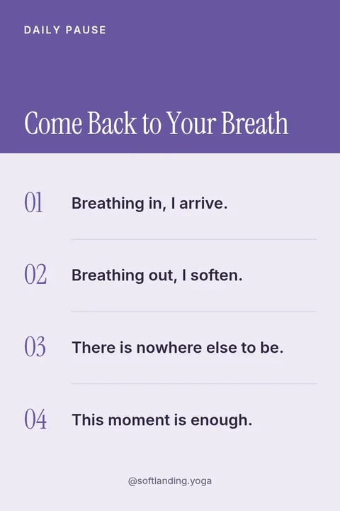 Breathe Easy Quote Pin – Pinterest pin template