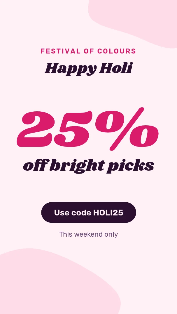 Holi colours sale – Instagram story template