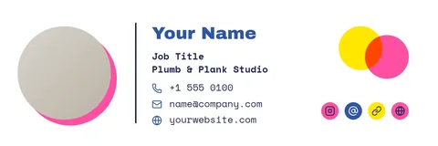 Plumb Plank Riso Signature – Email signature template
