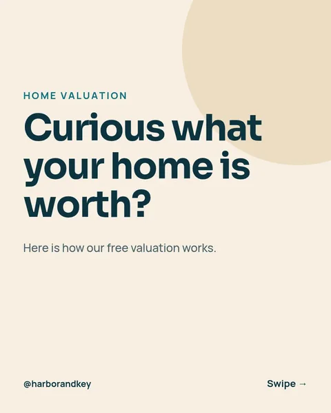 Free Home Valuation Carousel – Instagram carousel template, 5 pages
