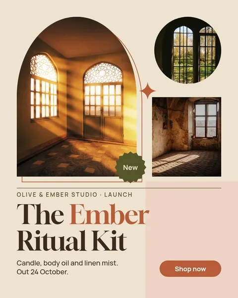 Ember Arch Collage Launch – Instagram post template