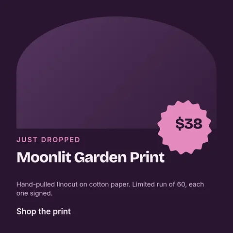 New Print Drop Post – Instagram post template