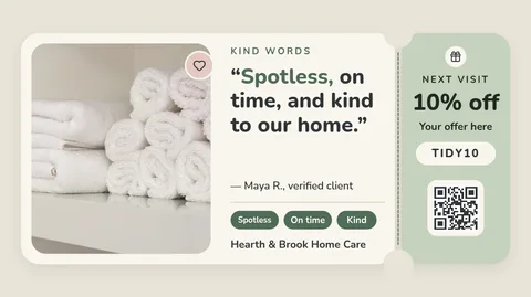 Perforated Stub Kind Words – X post template