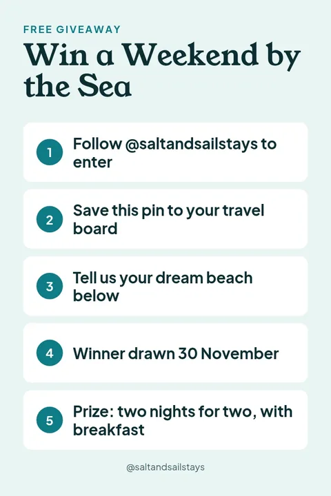 Win a Weekend Away – Pinterest pin template