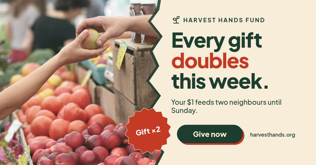 Harvest Hands Torn Seam – LinkedIn post template