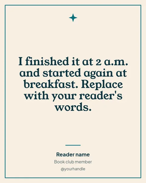 Reader Letter Quote Post – Instagram post template