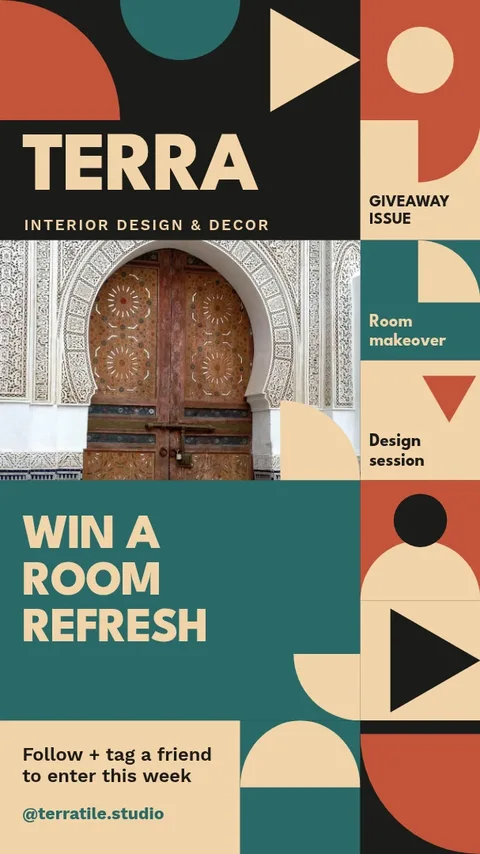 Terra Tile Cover Giveaway – Instagram story template