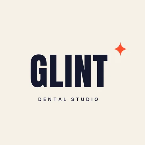 Glint Poster Type Wordmark – Logo template