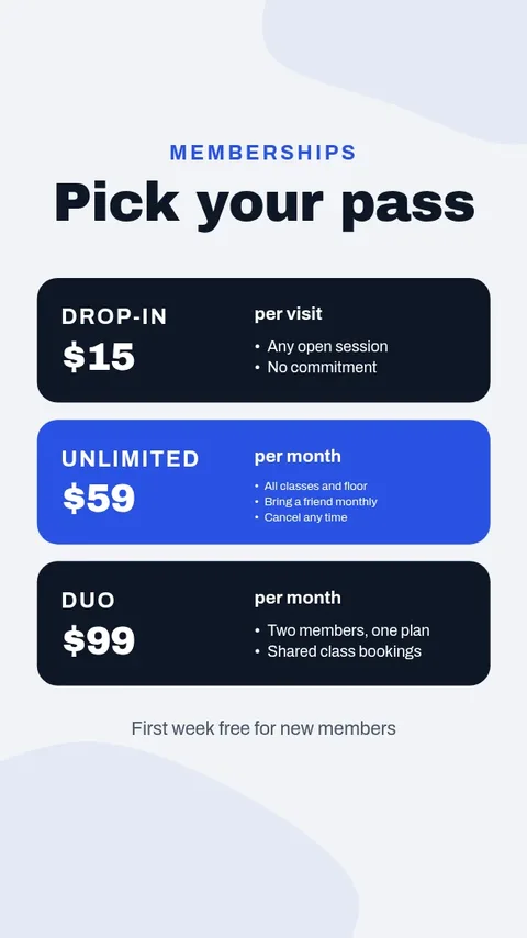 Pick Your Pass Story – Instagram story template