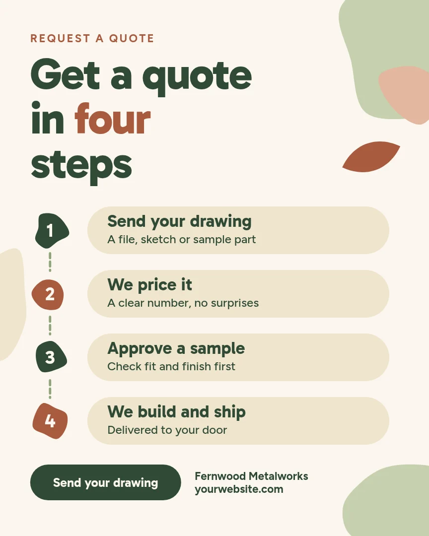Fernwood Quote Trail – Instagram post template