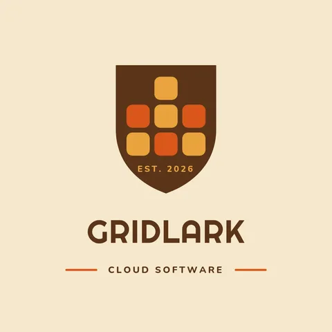 Gridlark Pixel Shield Logo – Logo template