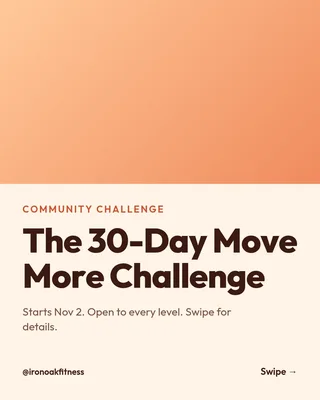 30-Day Challenge Kickoff, page 1