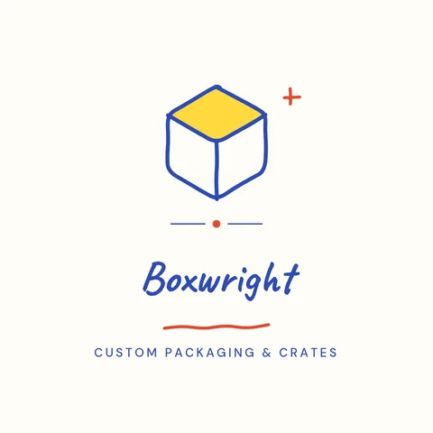 Boxwright Doodle Cube Logo – Logo template