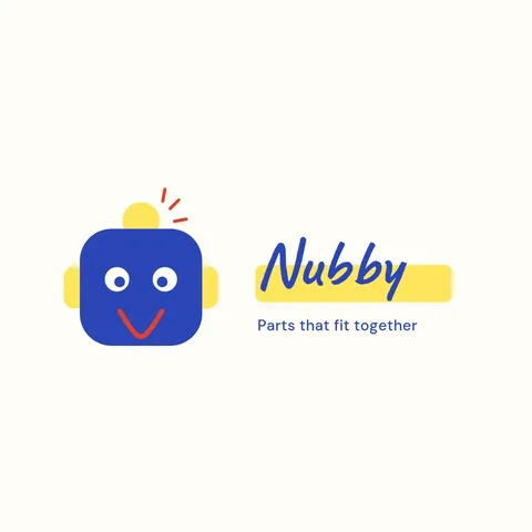 Nubby Robot Joint Logo – Logo template
