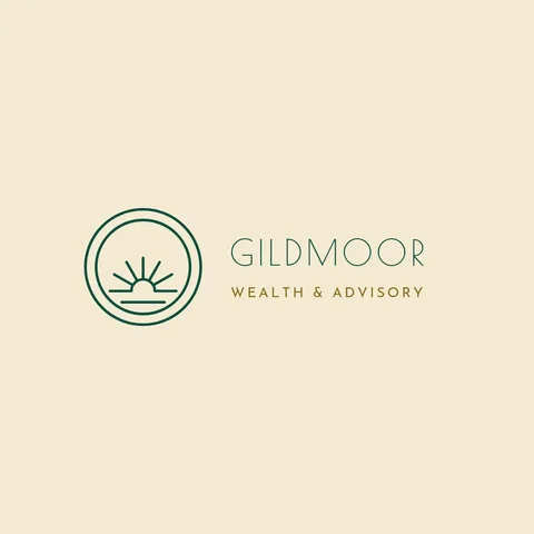 Gildmoor Deco Coin Linework – Logo template