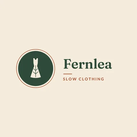 Fernlea Leaf Dress Logo – Logo template