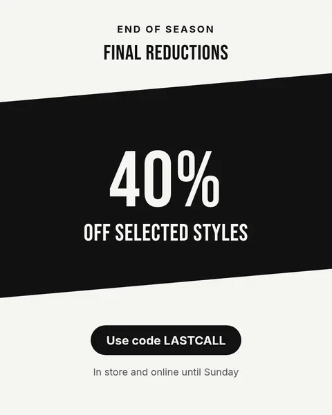 End of season sale – Instagram post template