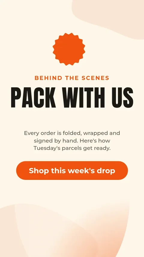 Pack With Me Story – Instagram story template