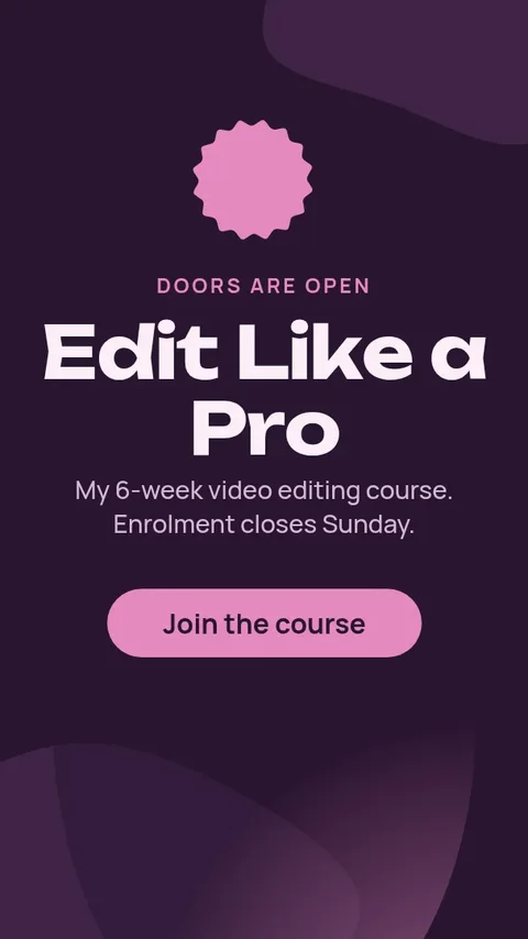 Course launch – Instagram story template