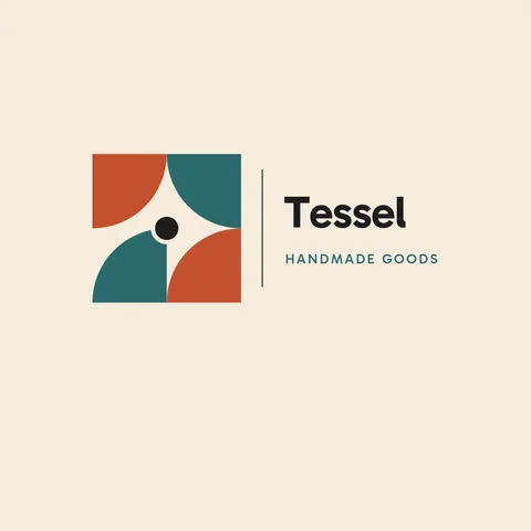 Tessel Quarter Tile Logo – Logo template