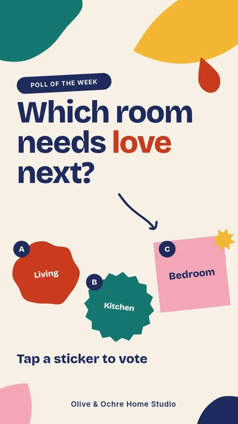 Paper Rooms Vote Cluster – Instagram story template